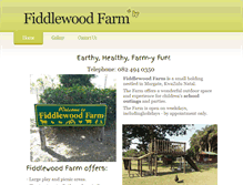 Tablet Screenshot of fiddlewoodfarm.com
